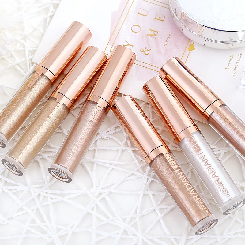 

Top Selling 6 Colors Glitter Liquid Eyeshadows Private Label Liquid Wet Eye Shadow