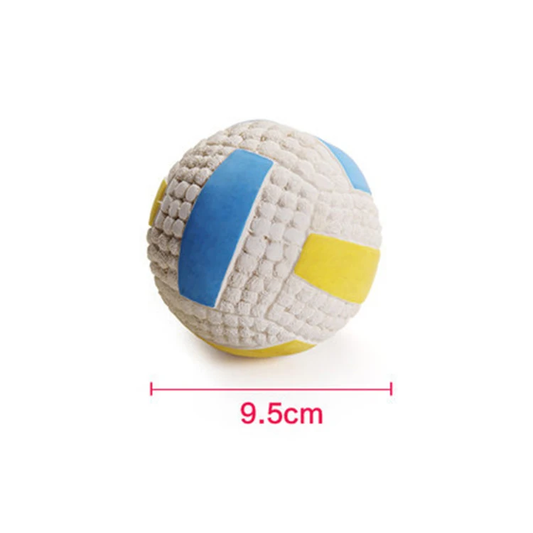 

Pet Toy Manufacturer Dog Latex Squeaky Chew Football Toy