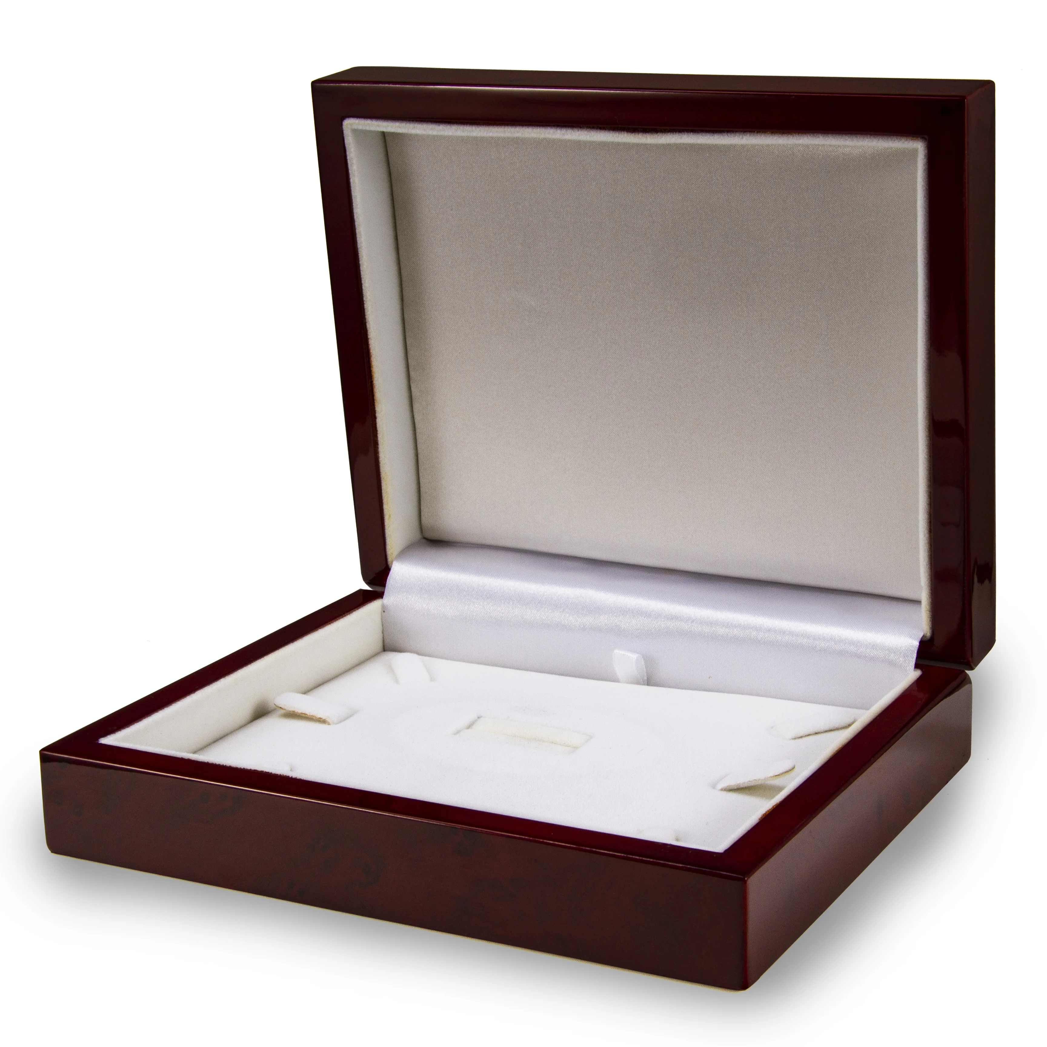 

2021 new design high quality jewellery packaging box customize logo luxury red wooden gift box