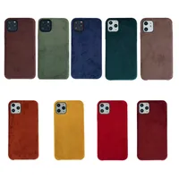 

Fashion Classic Suede Deer Skin Phone Case for iphone 11 11promax XSMAX Soft Solid color Plush Phone case