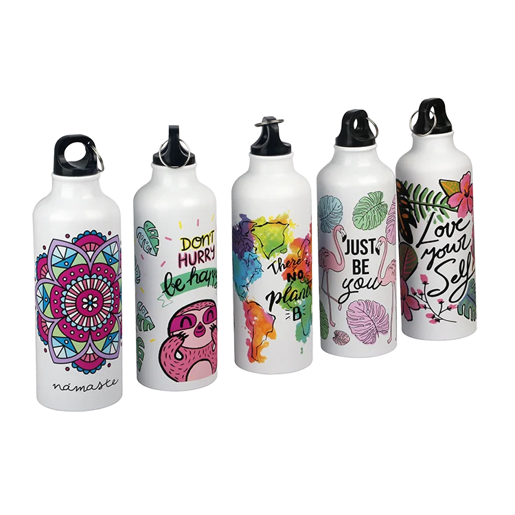 

Cool designed colourful bicycle plain frosted pretty sublimation motivational water bottle sport for wholesale sale