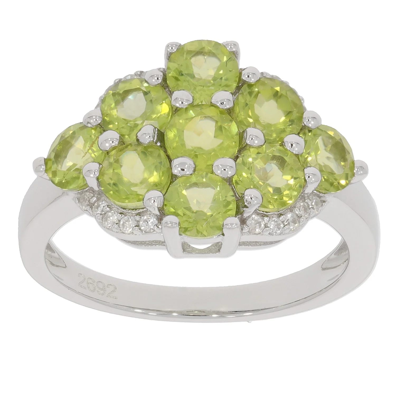 

Latest 2021 Primary Stone Natural Gemstone Dainty peridot Jewelry 925 Sterling Silver Wedding Women Ring