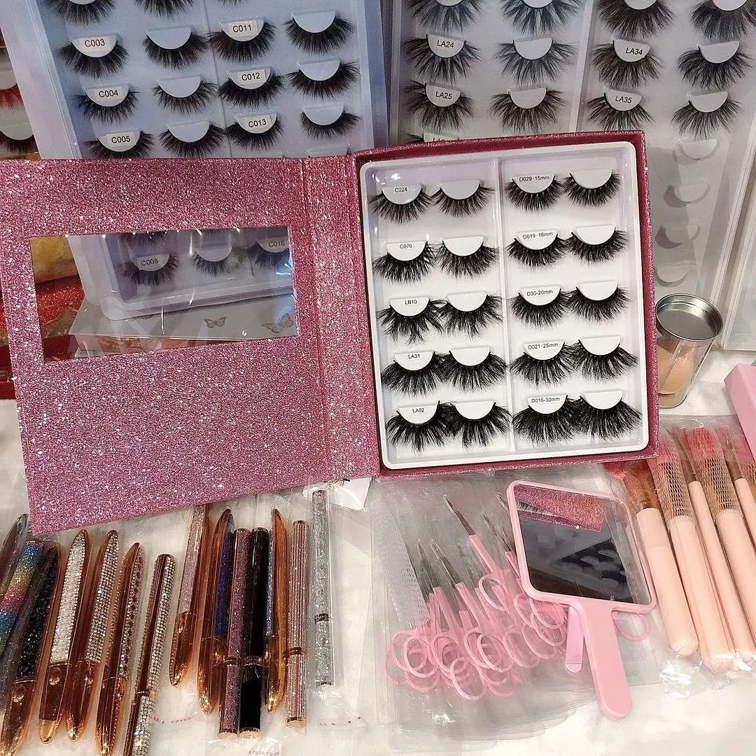 

high quality magnetic 3d mink eyelashes private label custom lash book wholesale vendor bulk, Natural color