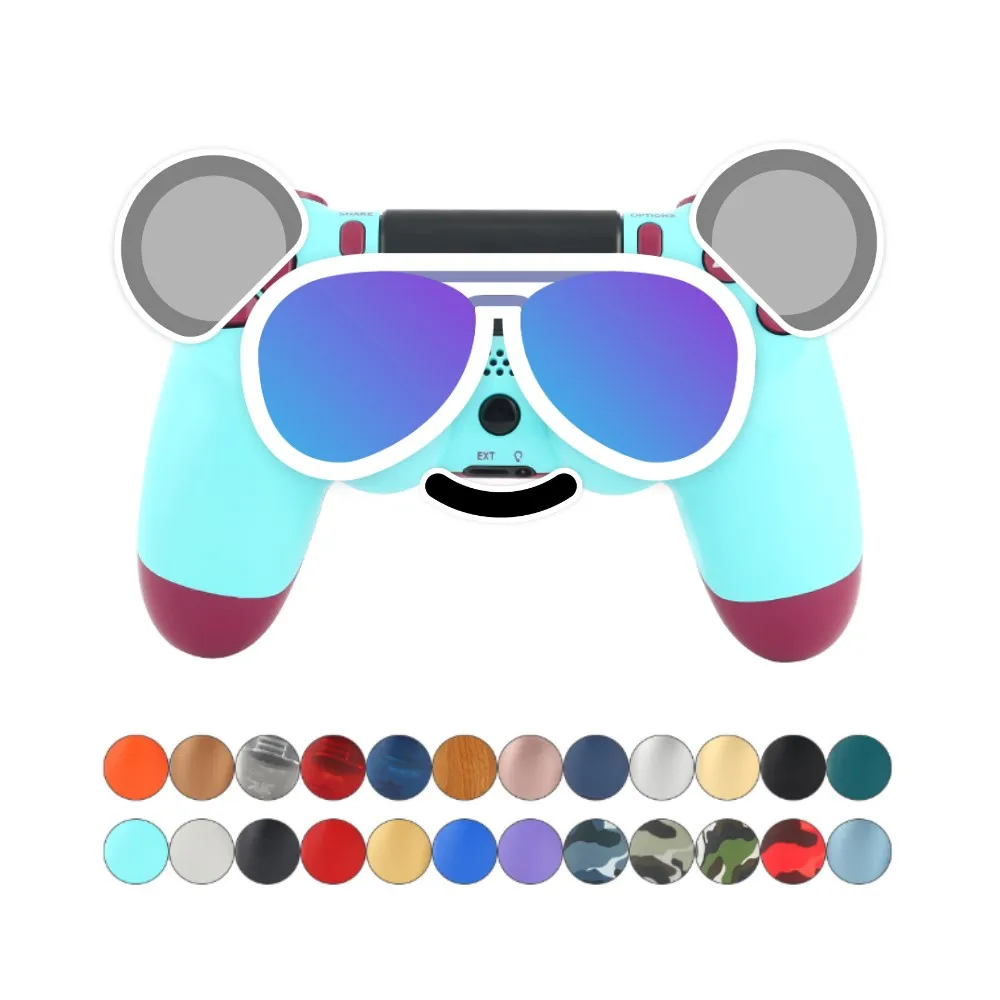 

Berry blue Double shock Wireless game Controller for ps4 joystick Compatible with PS4/Slim/Pro Console