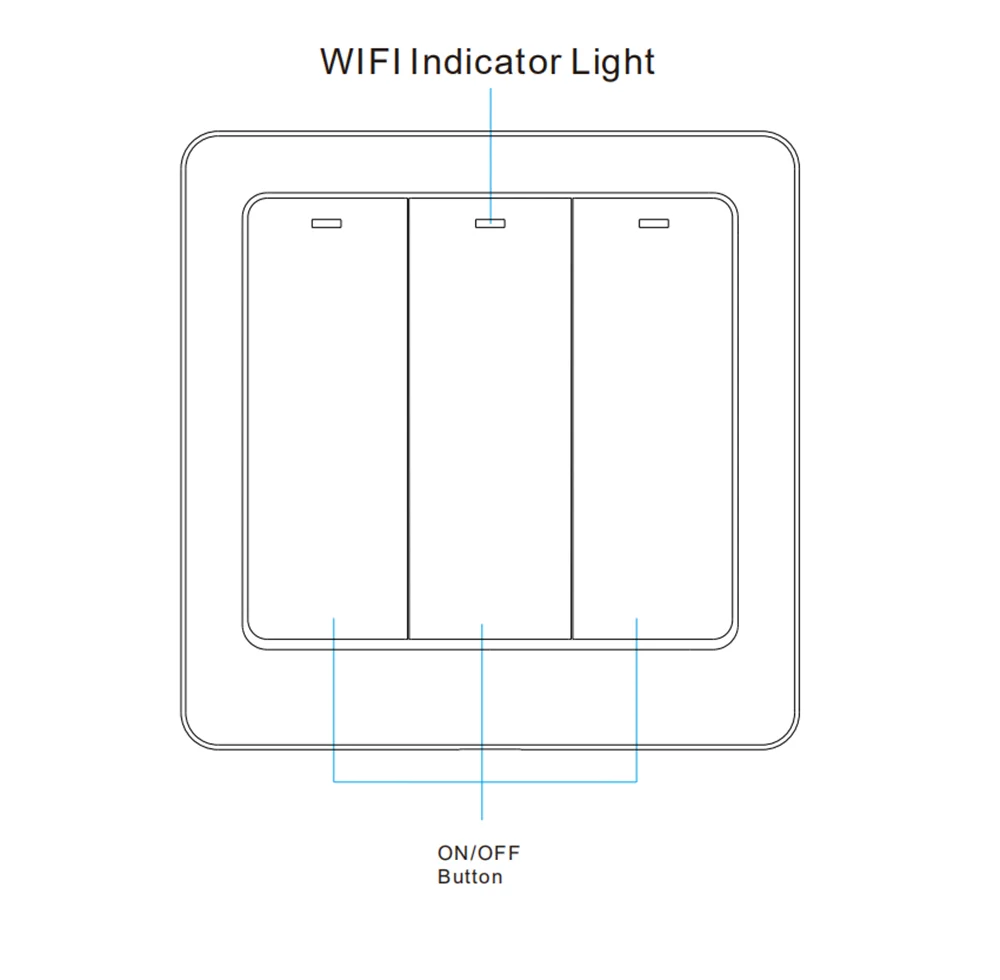 Schedule Remote Controlled 2 Gang Switch EU ZigBee Smart Switch Tuya Zigbee Switch No Neutral - ANKUX.COM