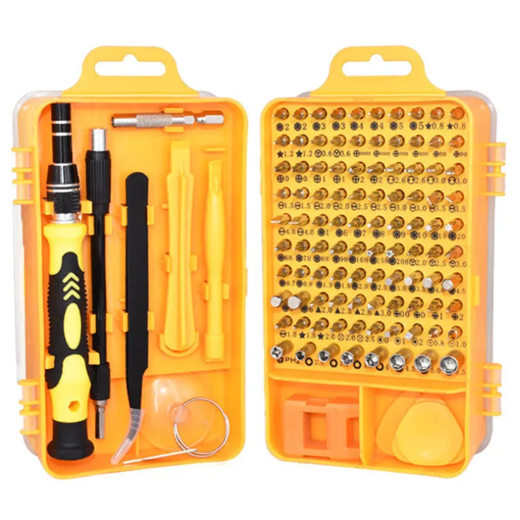 
Multi Screwdriver Set 115 In 1 With 98 Precision Bits Torx Screwdriver Set For Laptops Phone Tablet Electronic Device Hand Tool 