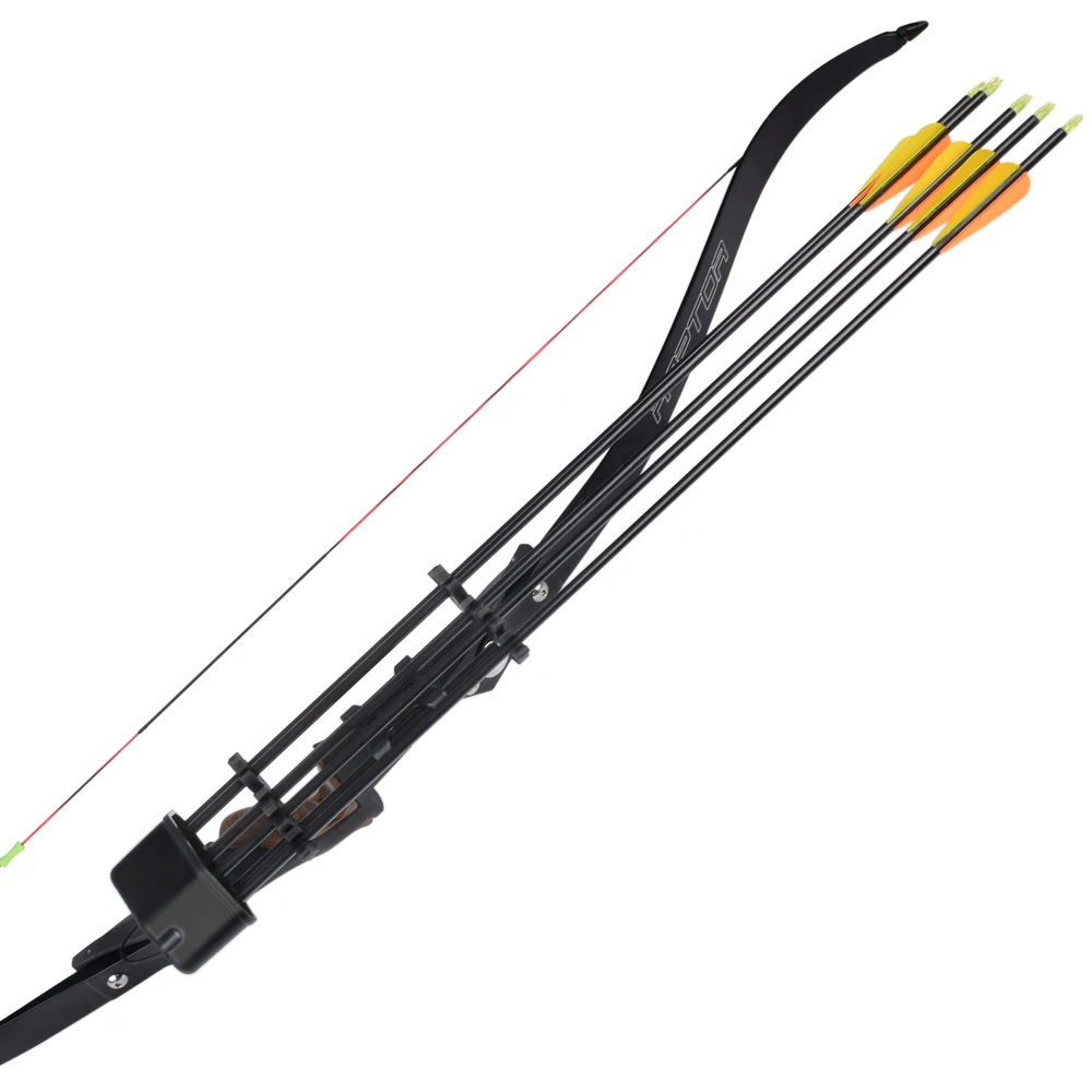 Compound Bow 5pcsarrow Quiver Plastic Black Hunting Shooting Outdoor