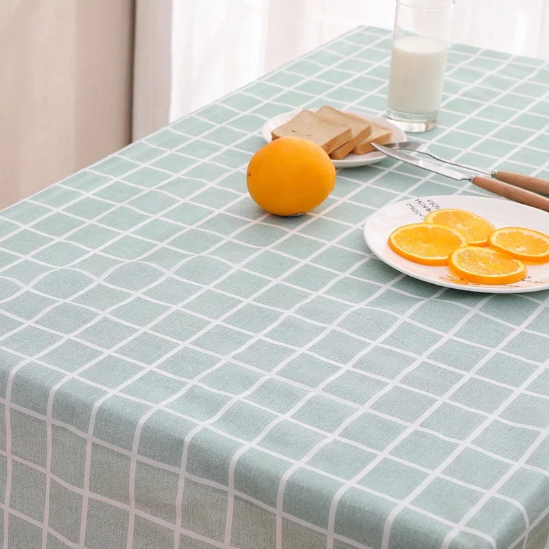 

New Nordic PEVA Waterproof Table Cloth Oilproof Mantel impermeable Cheap Table Cover Wholesale Rectangle for Home