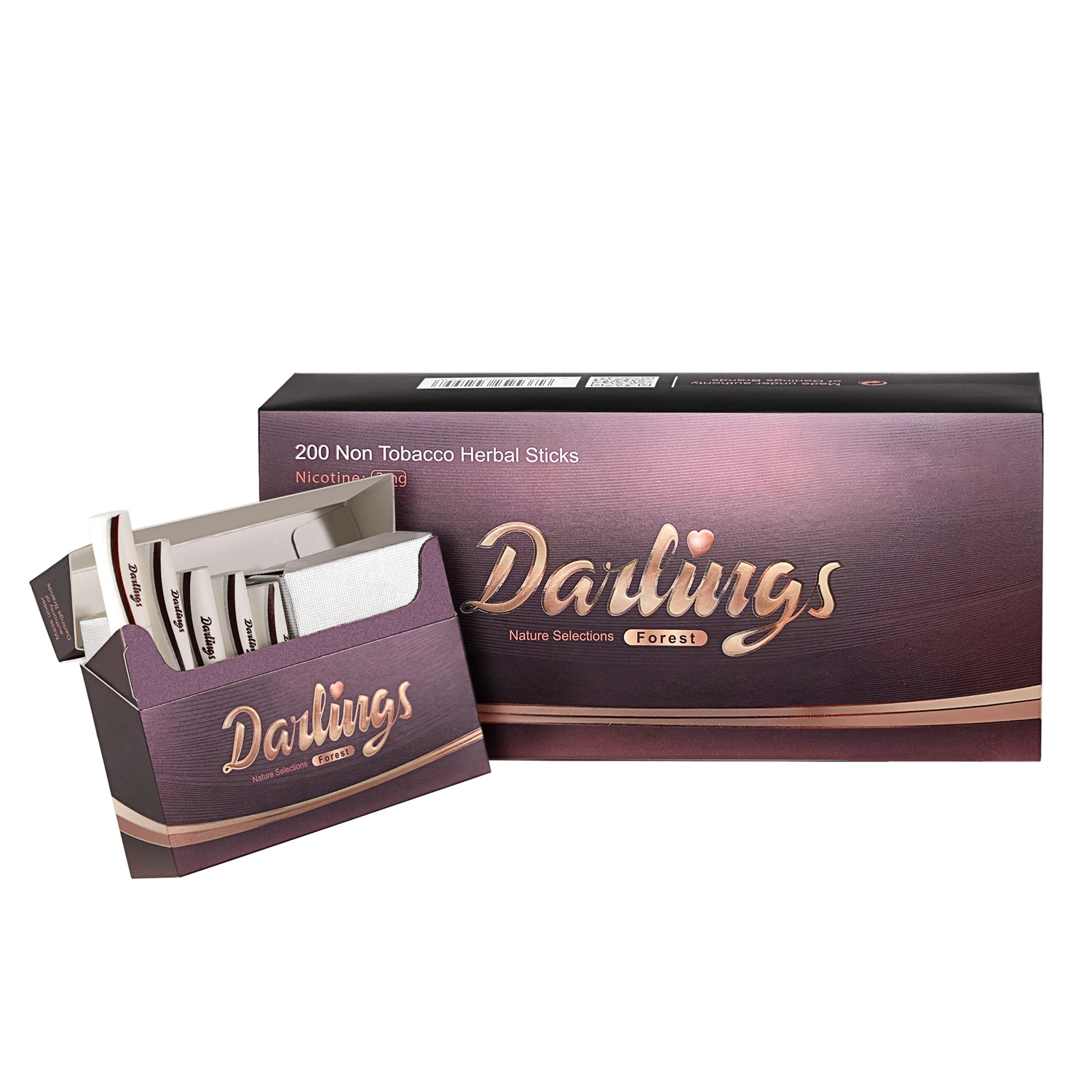 

Heat Not Burn herbal sticks compatible with heating device heated stick