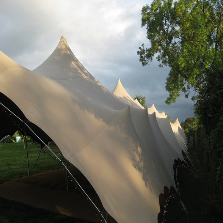 Motowin Waterproof Outdoor Anti-UV Theatre Tent Fire Resistant Aluminum Pole Polyester Fabric Structures Marquees Bedouin