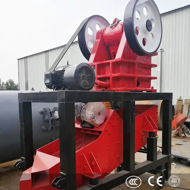 Efficient Portable Small Size Stone Rock Crusher Machine With Vibrating