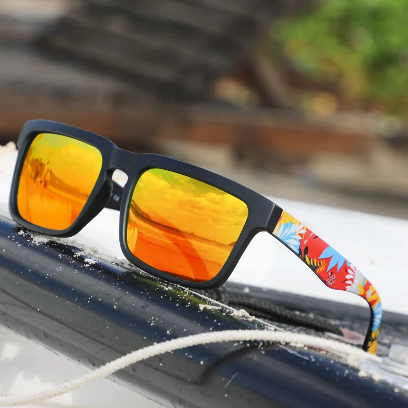 

2021 New Classic Metal Hinge Uv400 Sport Cycling Polarized Mirror, Square Sunglasses Mens/, Custom colors