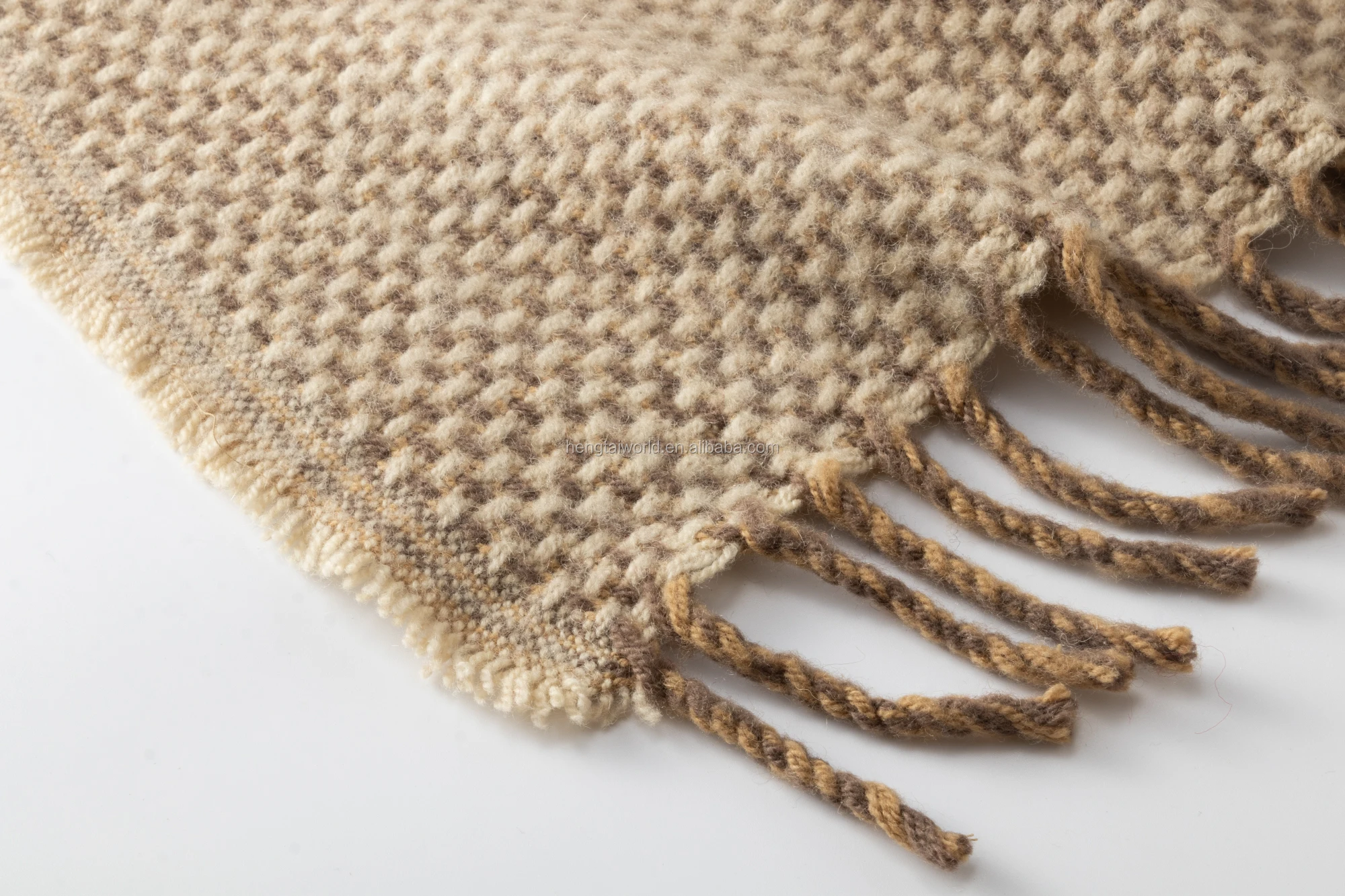 Italian Design Thick Heavy Wool Blanket Bedding Home Pure Wool Blanket Australian Merino Wool