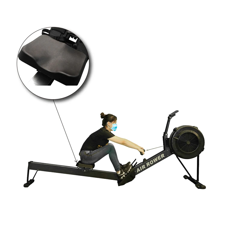 

Delivery from EU warehouse fitness equipment gym air rower equipment for commercial body building, Black