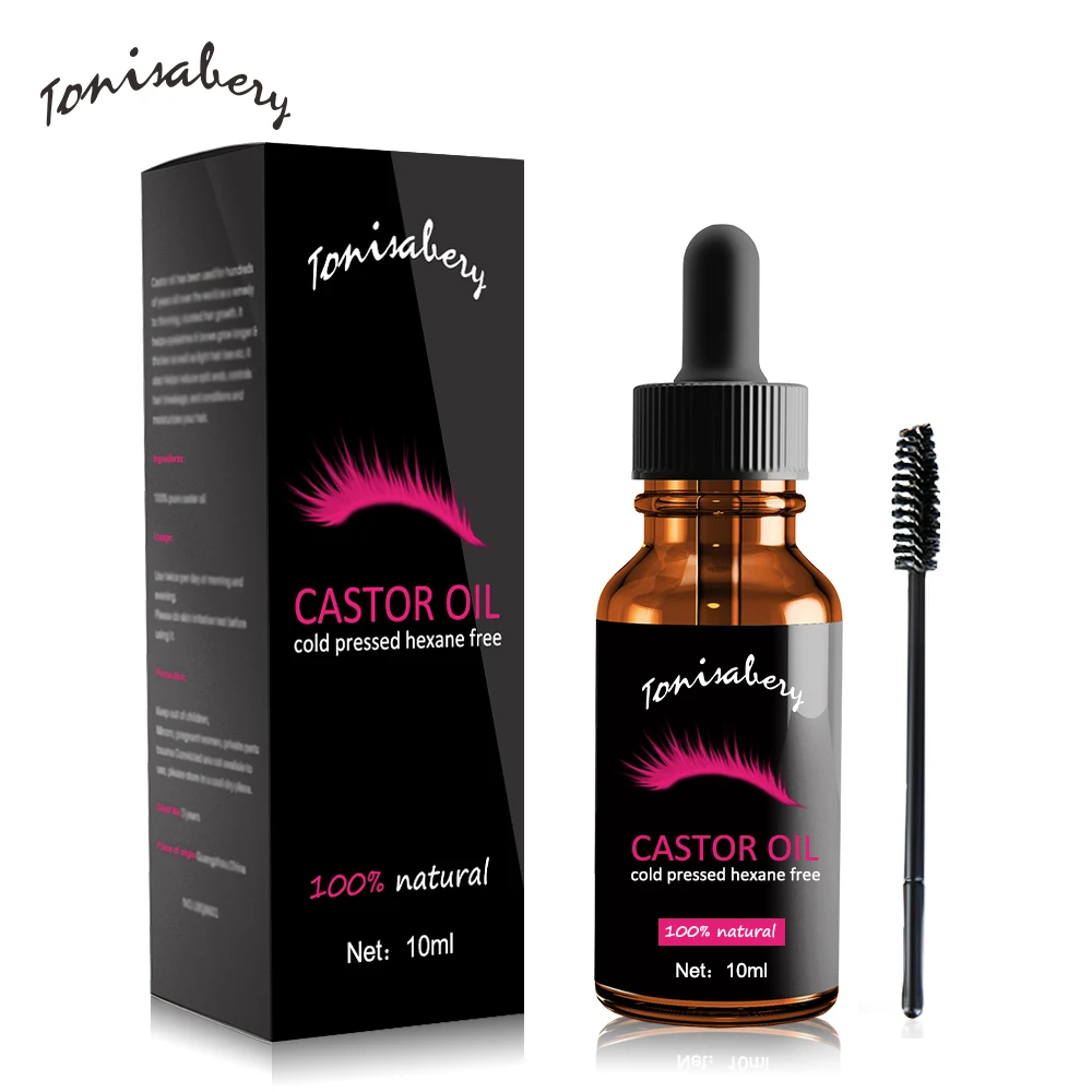 

Eyelash Enhancer Growth Serum Oil Natural Castor Long Lasting Moisturize Eyebrow Eyelash Growth Essential Eyelash Treatment