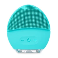 

Electric Sonic Facial Cleansing Brush Waterproof USB Rechargeable Ultrasonic Pore Clean Face Silicone Brush