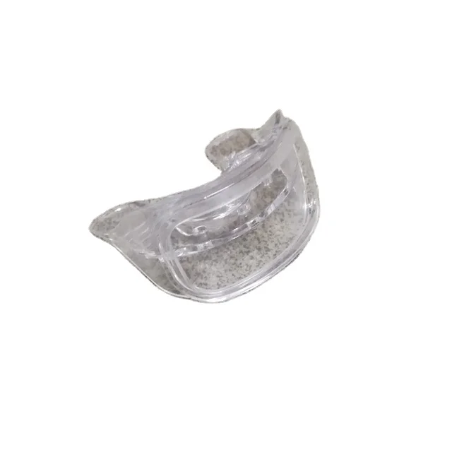 

Dual silicone teeth bleaching mouth trays