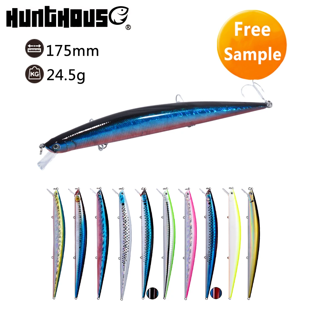 

3d minnow fishing lure minoow swimming slim lures, 3 colors to choose