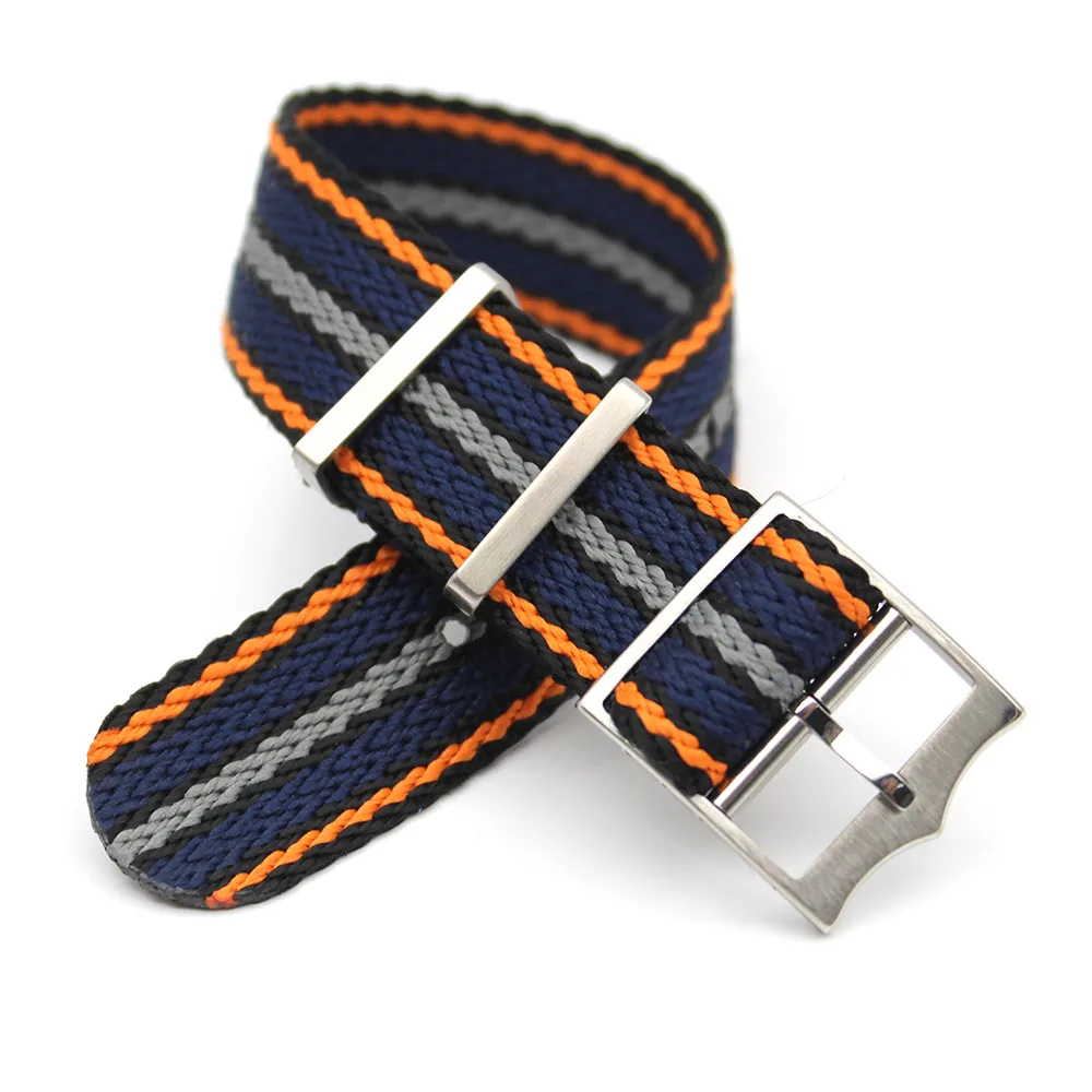 

Custom logo 20mm 22mm Army Sports Nato Strap 1.6mm Fabric Nylon nato watch straps