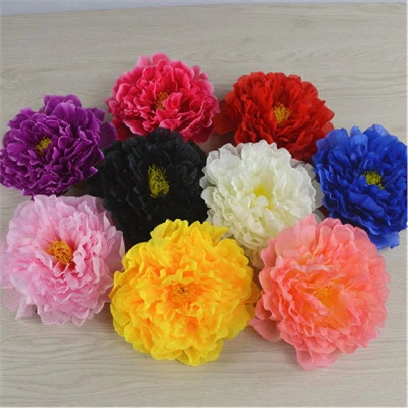 

Wedding Home Decoration Artificial Flower Simulation Head-wear Peony, Multicolor