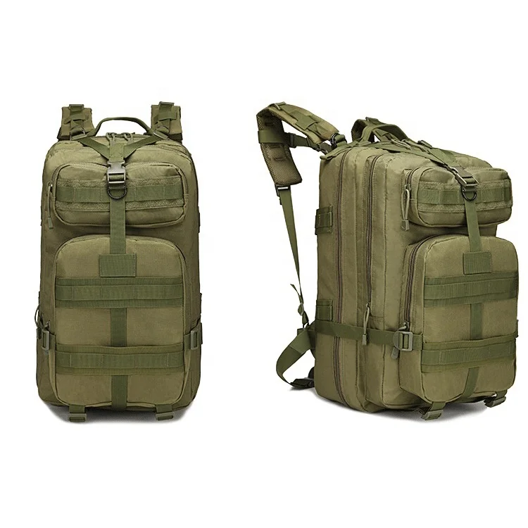 

Hiking Camping Walking Molle Army Sport Travel Outdoor Rucksack 3P Army Military 30L Tactical Backpack