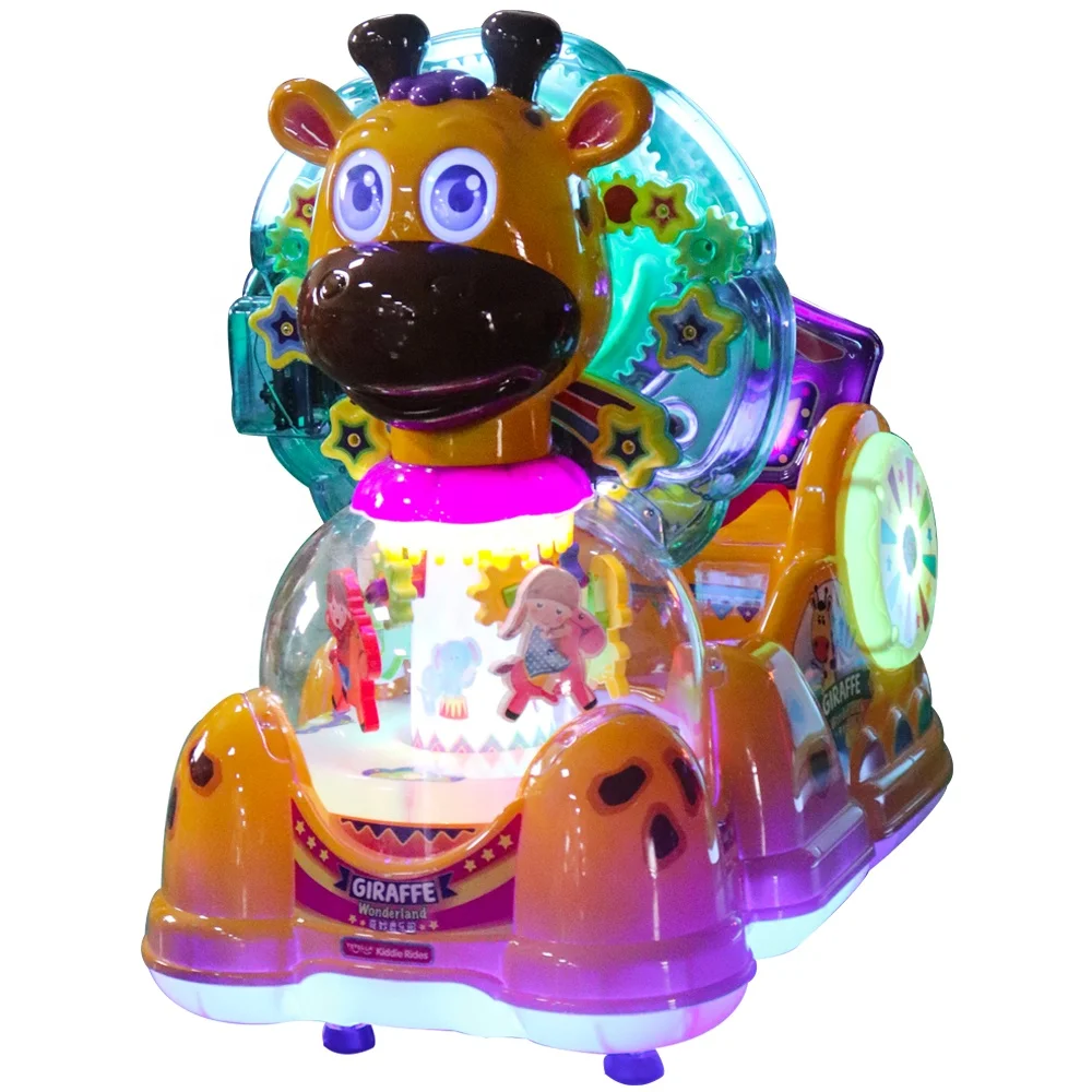 Cheap Price Wonderful Deer Kids Electric Ride On Swing Car Coin Operated Kiddie Rides Music Games Machine