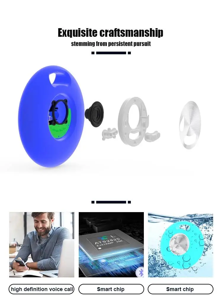 IPX7 waterproof floating portable wireless outdoor speaker - ANKUX.COM