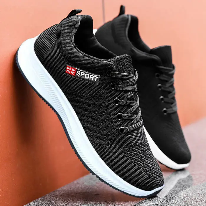 

YATAI 2021 Summer hollowed mesh shoes fashion running shoes men's casual sneakers