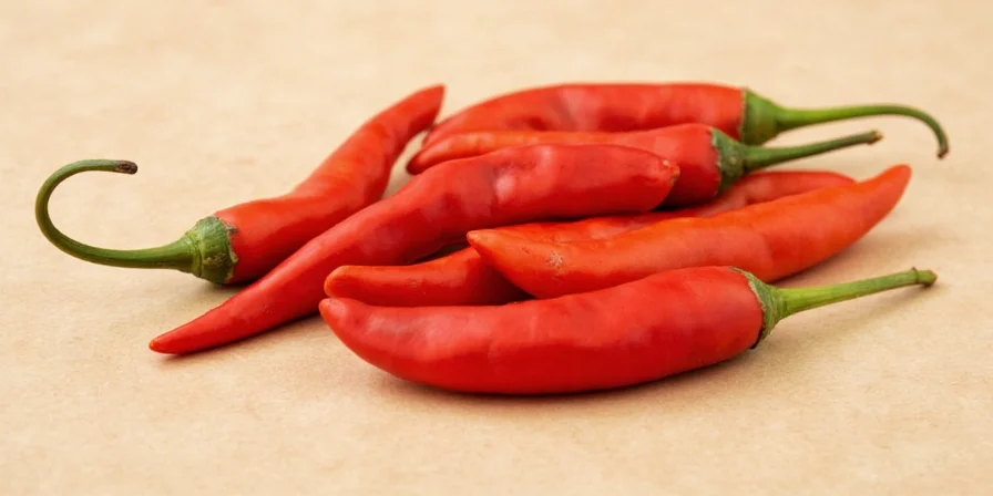 Homemade hot sauce made from Serrano chilies in glass bottles
