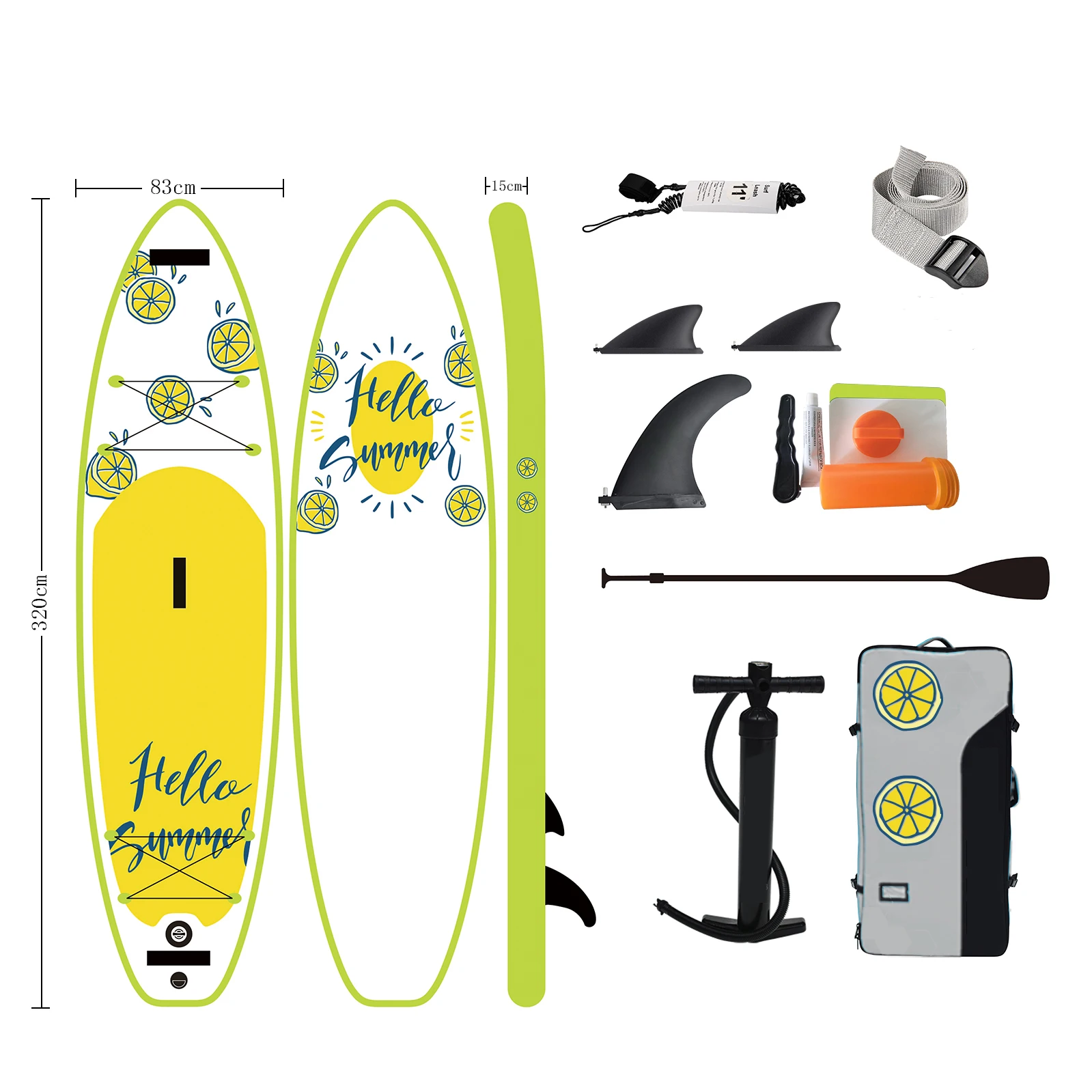 

WINNOVATE1155 Dropshipping electric surf board stand up sup windsurf board inflatable supboard