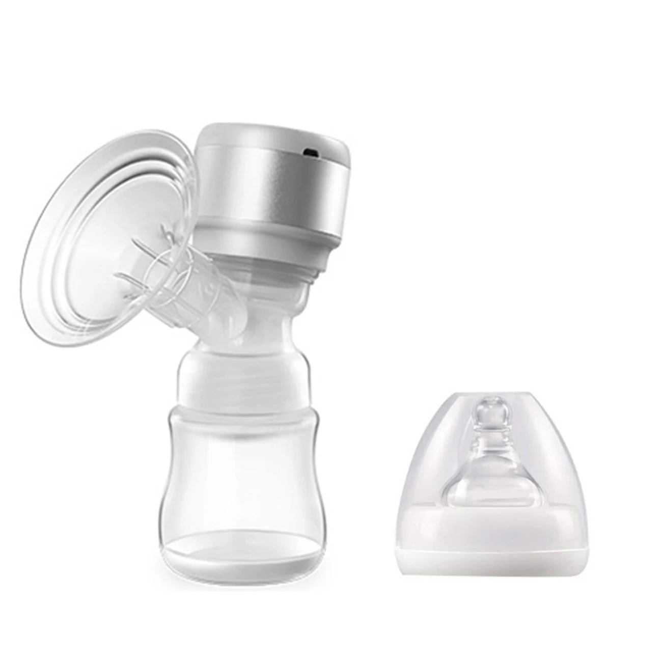 

Silicone breast pump portable breast pump smart electronic breast pump, Blue
