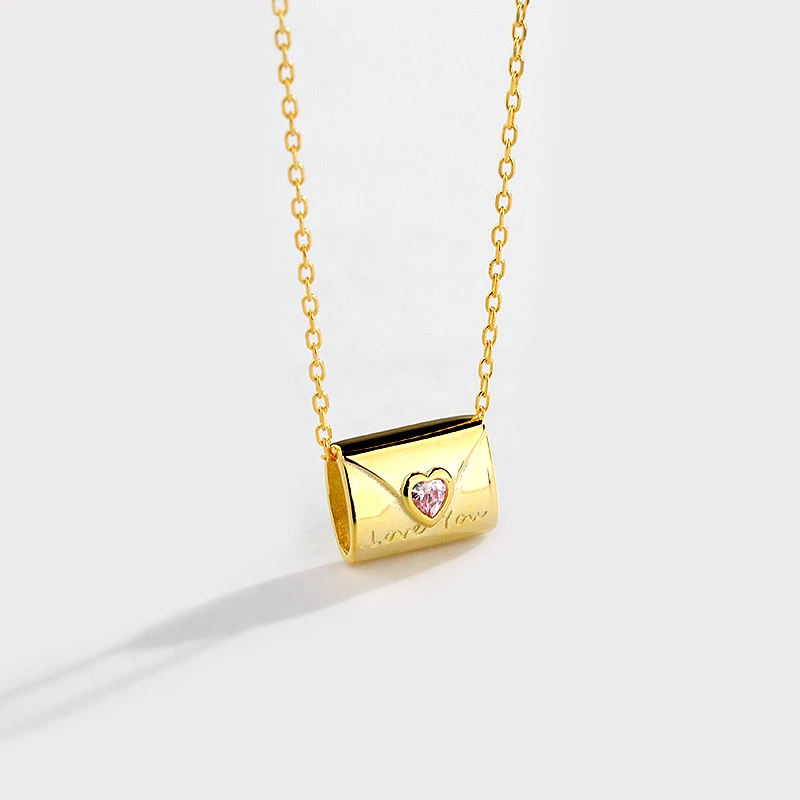 

A1487 18K Gold Plated Jewelry 925 Sterling Silver Wallet Purse Necklace