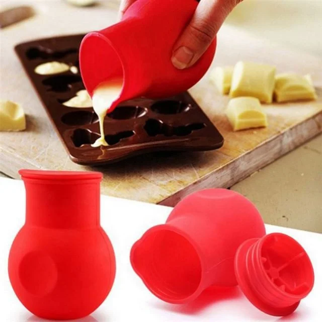 

Pouring Pan Silicone Butter Kitchen Tool Milk Pot Chocolate Melting Mould Kitchen Accessories 1PC Bakeware Tools Silicone Chocol