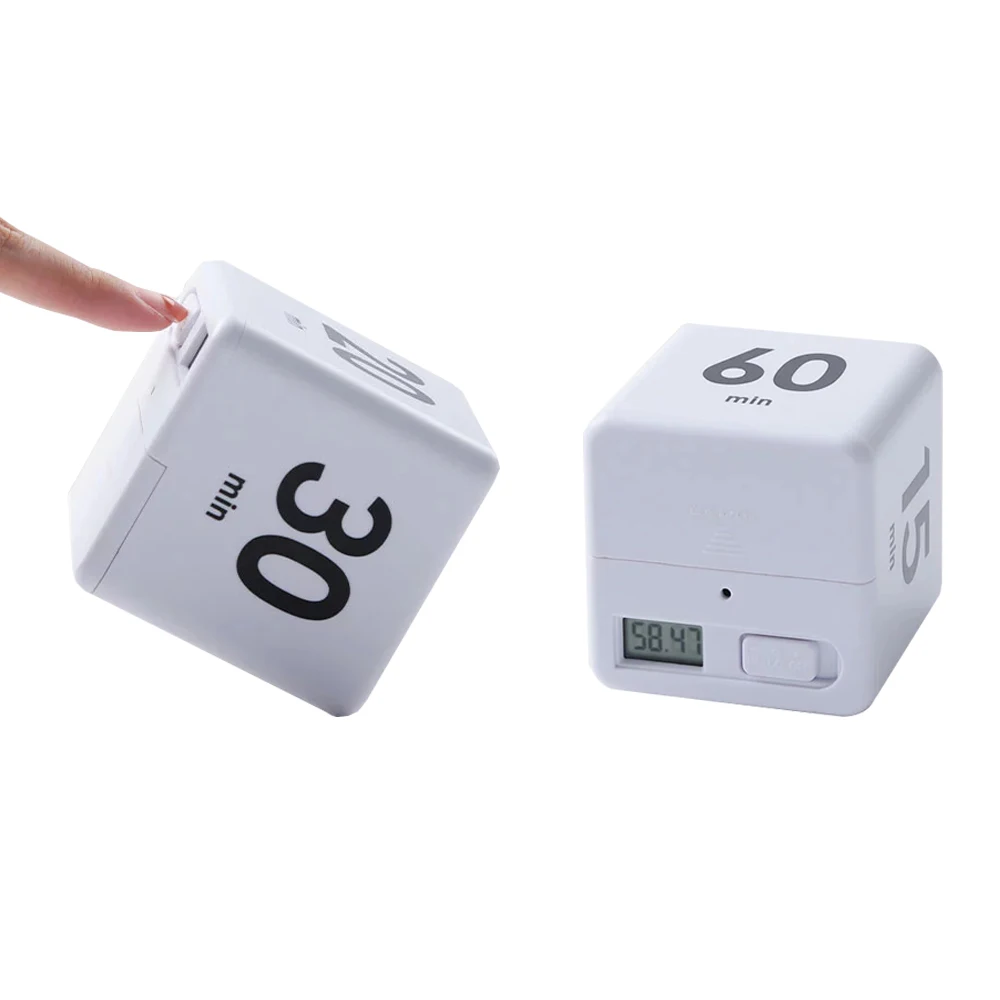 

Smart time manager candy color timer small electric cube digital timer for school office house use