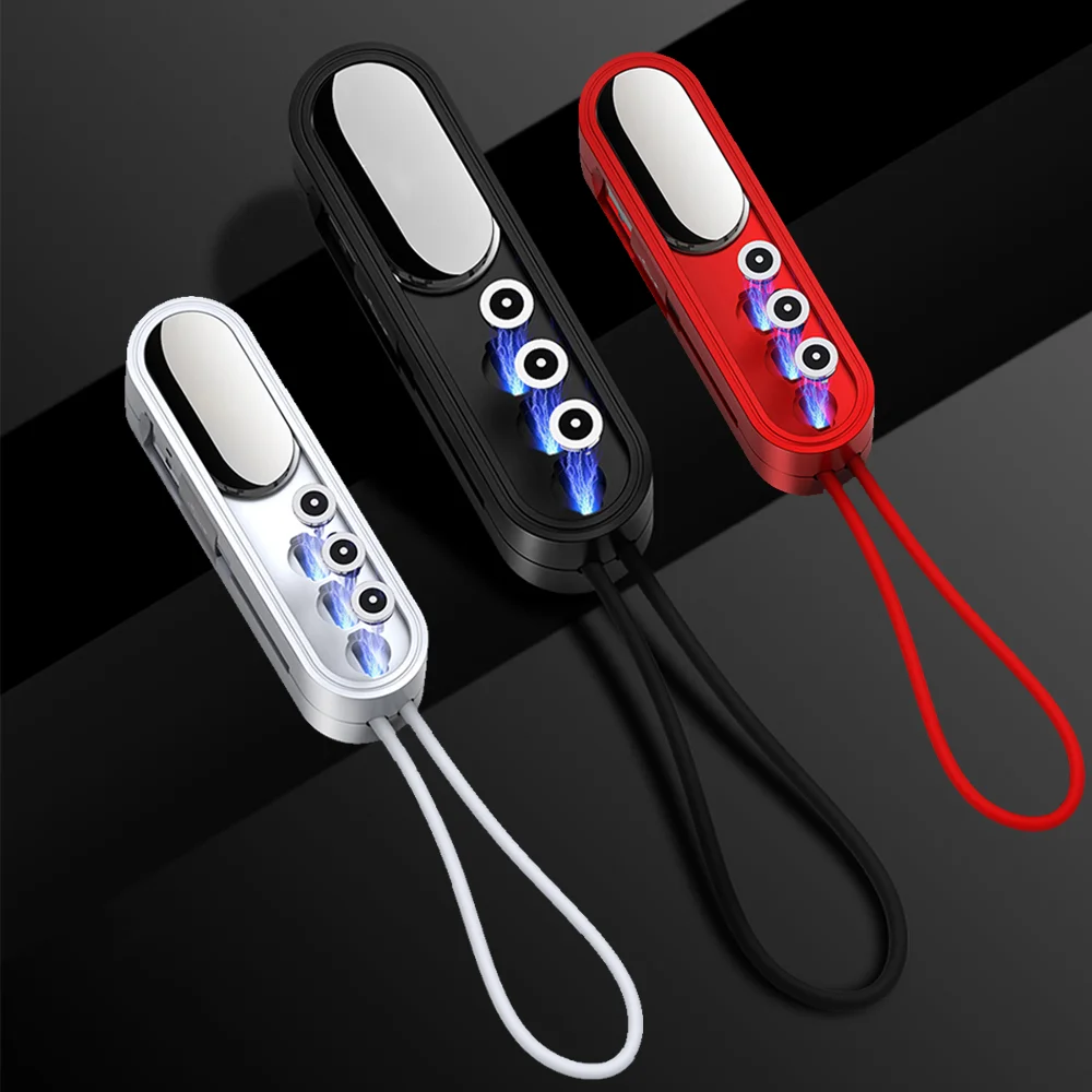 

Free Shipping 1 Sample OK FLOVEME 3 in 1 Strong Magnetic USB Charger Cable Rechargeable USB Cable