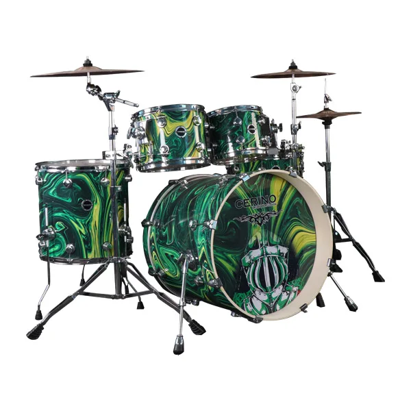 

Manufacturer supplier musical instruments professional acoustic drum kit, Captain painting