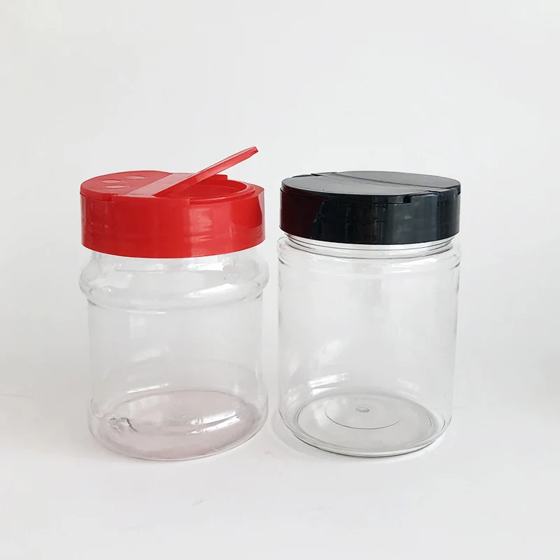 

Wholesale 90ml container kitchen plastic seasoning spices jars and shaker spice bottle packaging with customized lid