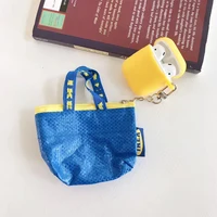 

Fashion INS Mini Storage Bag Bts Airpods Case Yellow Airpod Case For Airpods Silicon Case