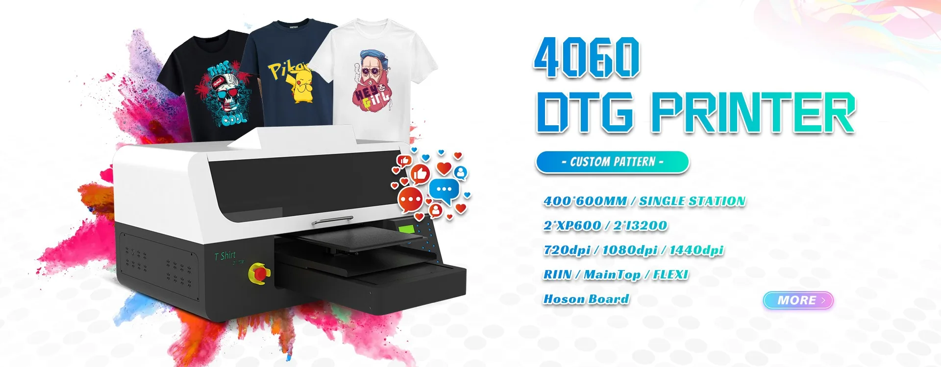 DTG Garment Printer Cloth Printing Machine