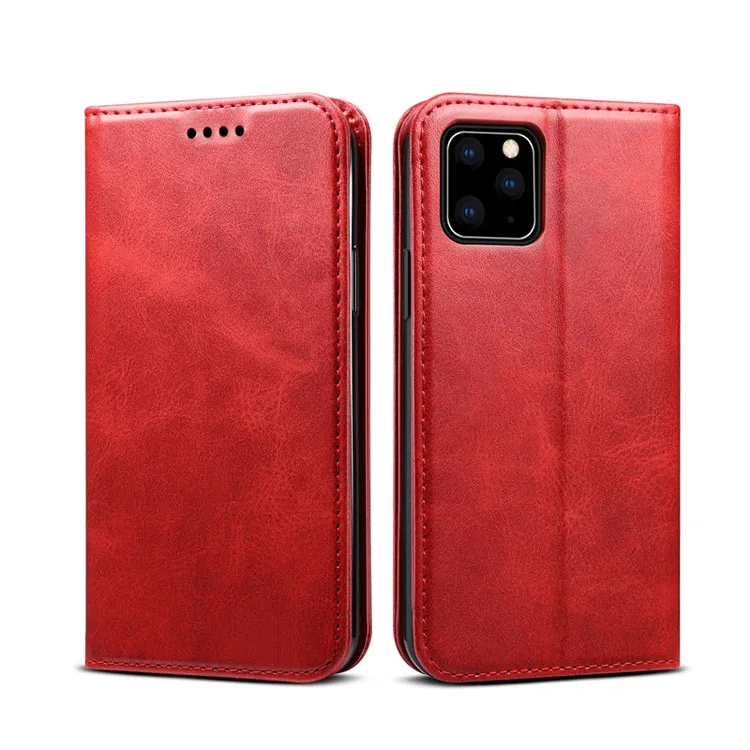 Custom High Quality Leather Wallet Phone Case for Iphone 11 PRO Max 2019