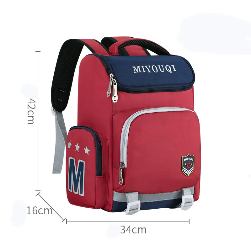 

2022 New Student Space Schoolbag Primary School Grade 1-6 Reduced Bag School Bag Backpack Waterproof Fashion Nylon Daily Use