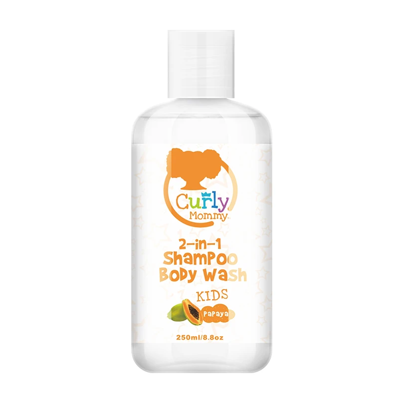 

Curlymommy Private Label Sultfate Free Refreshing And Hydration 2In1 Baby Shower Gel Body Wash