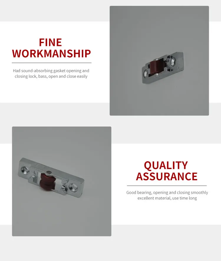 Single Flat Nylon Roller for Upvc Sliding Window