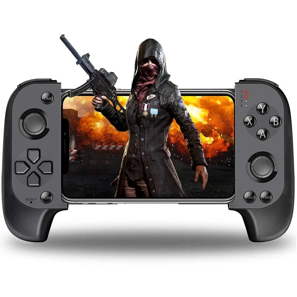 

Travelcool STK-7007F Wireless Controller for Android/IOS for PUBG Portable Gamepad Mobile Controller Gamepad Joystick, Black