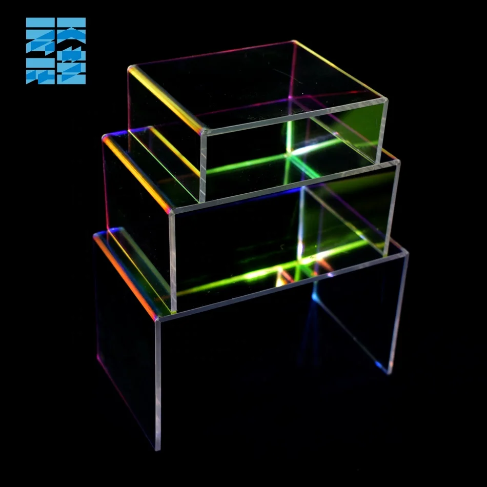 

Acrylic Display Risers Set Rainbow Acrylic Display Riser Stand (1 Set of 3pcs) acrylic display rack