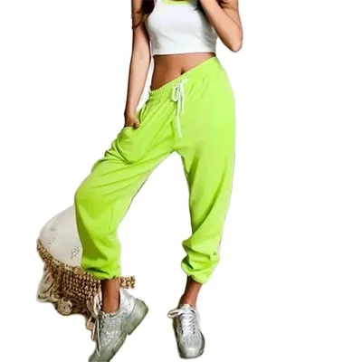 

B36116A 2021 Newest woman fashion jogging pants women sports harem pants