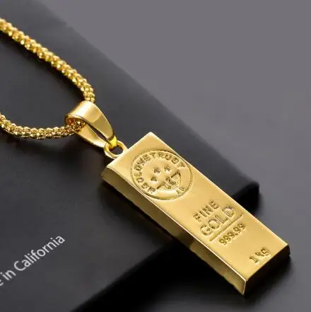 

New MGOLD WE TRUST gold hip hop pendant men's charm ice out necklace jewelry, 6 colors