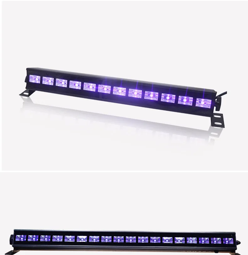 Hot sales uv led stage light disco party light power switch 9*3W 18*3W UV Black Bar Light for wedding DJ night bar