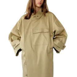 Hot Sale new Korean mid-length trench coat for wom