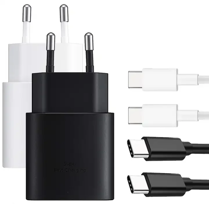 

Super Fast Charging 25W USB Type C PD Fast Quick Charger with type c to type c cable for Samsung Galaxy Note 10